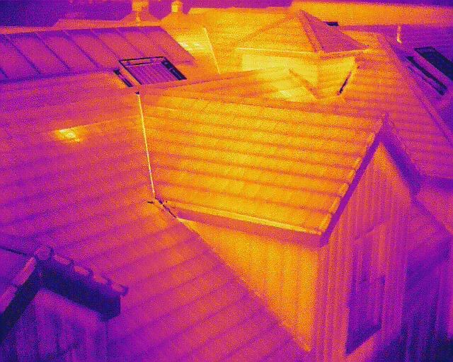 Thermal Imaging Roof Survey Image Cambridge
